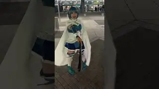 puella magi holy quintet ꒷₊˚⊹꒷ #cosplay #madokamagica #animeconvention #animeexpo #cosplaygirl #pmm
