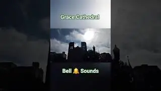 Grace Cathedral Bell Sounds 🔔 🎶 #gracecathedral #bellsound #sunset #sanfranciscoattractions