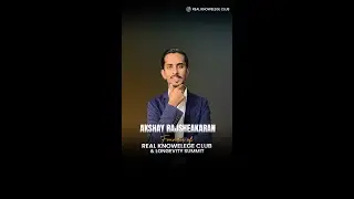 Meet Akshay Rajshekharan, founder of the Real Knowledge Club & Longevity Summit!