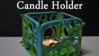 Paper Art- How to make a Candle Holder | Birthday Gift Ideas | N ideas