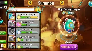 I summond the High Drowsy dragon. In Dragon City