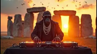 DJ Gorilla at Stonehenge ⛰️ Hypnotic Minimal Techno Set | Berlin Rave Vibes | Beast Beauty Beats