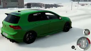 BeamNG.drive V 0.38.x heute mit wintermodus macht richtig Spaß zwei Autos getestet