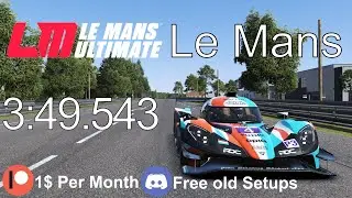 LMU Hotlap | Ginetta G61-LT-P235 EVO LMP3  | Le Mans| [RM1] | Le Mans Ultimate Setup