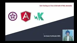 UT  View Child decorator | View Child on native HTML elements | Angular 14 | Part 4