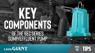 6 ключевых компонентов дренажного насоса серии Little Giant 6EC