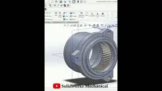 Internal Gear Flange | Industrial design | |SolidWorks| |Mechanical | @DesignWithAjay