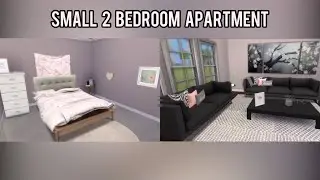 Small 2 Bedroom Apartment | Virtual Tour | Sims 4 + CC LINKS