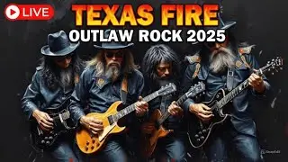 Texas Fire & Southern Rock 2025 | Hottest Outlaw Country & Guitar Hits | Lynyrd Skynyrd & The Eagles