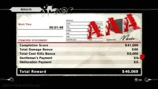 PS3 - Killer is Dead (Weapon Challenge Part 1 AAA rank) [HD]