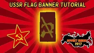 Minecraft Banner Tutorial - How to make our USSR Flag Banner