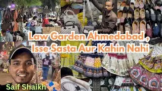 Ahmedabad Law Garden ❤️Fashion Street Shopping Market 2025 !