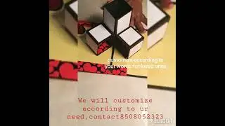 popup photo cube for ur dearest person...Sri ayyan supertech