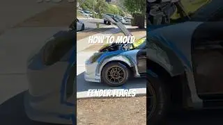 13 heures de moulage d'&eacute;largisseurs d'ailes m&eacute;talliques pour carrosserie large... #mr2spyder #bri...