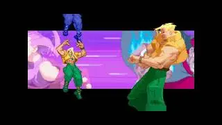 【SFC】【POLYMEGA】【ストリートファイターZERO2】世界の警察の威信にかけて・・ For the prestige of the world's police... DEMO