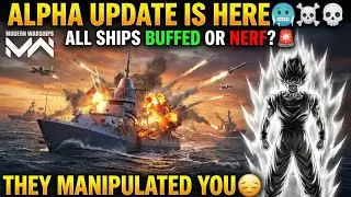 ALL SHIPS BUFFED 🤔🤔!! AMAZING BUFF 🥶☠️ ?? #modernwarships #buff #update #alphaupdate 