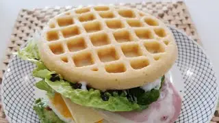 Try this delicious and easy to make Waffle Sandwich ones, and you will cook it over and over again