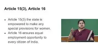 M10 L1: Constitutional Rights & Provisions to Ensure Dignity of Women