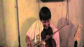 matt playing fiddle