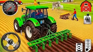 Farming Tractor simulator 3D Game - Real Farming Tractor Driving Simulator Game - Android Game play
