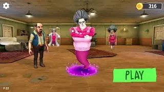 MISS T IS A GHOST?! 👻 New GAME Ghost Teacher: Break and Loot 😱