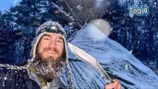 Zu Fu&szlig; durch Skandinavien - &Uuml;berrascht vom Schneesturm