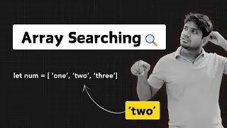 How do you perform a search in an array?  | Tamil | Velmurugan MG | VMG | #javascript  🔍  👀 🔦