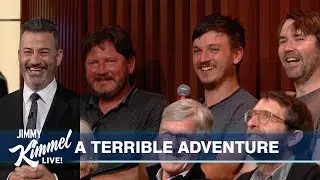 Behind the Scenes with Jimmy Kimmel & Audience (Father/Son Road Trip Fail)