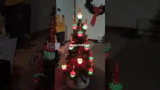 a minute of Christmas bubble light ASMR