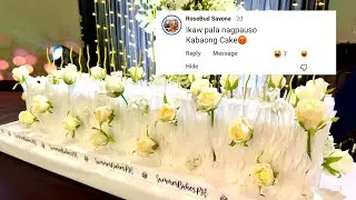 Kaba*ng Cake daw?! Trending Slab Cake for food vlogger Bro Json's wedding cake #trendingslabcake