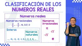 Clasificaci&oacute;n de los N&Uacute;MEROS REALES: Naturales, Enteros, Racionales e Irracionales