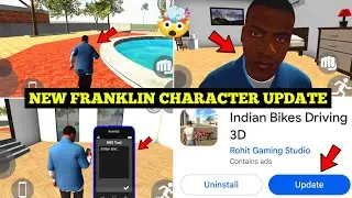New Franklin Character Cheat Code in Indian Bike Driving 3D🤯New Character in RGS Menu| Harsh in Game