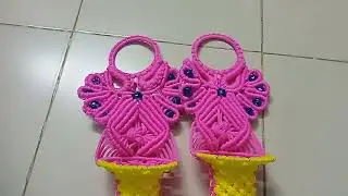 Macrame flower pot hanging new design 
