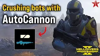 Helldivers 2 - AutoCannon vs Incineration Corps & Jet Brigade, Super Helldive (SOLO full clear)