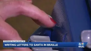 Lancaster nonprofit helps visually impaired children send braille letters to Santa