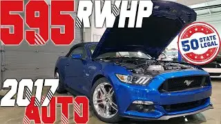2017 Mustang GT Auto (Roush Phase 2 Supercharger) Dyno & Info at Brenspeed