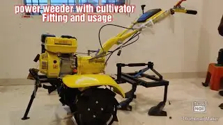 Cultivator attachment for power weeder // Fitting &usage @ NexGen Farming Machineries - 8712137637