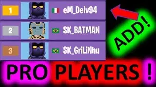 Battlelands Royale HOW TO ADD PRO PLAYERS!