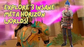 🔥 Survive, Fish, and Battle Gods?! Exploring 3 INSANE Meta Horizon Worlds!