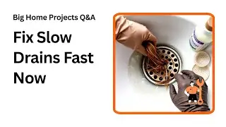 Stop Slow Drains Fast Hair Clogs Fixed Easily