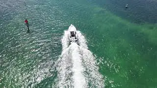 Drone Footage Key Largo Lobster Diving