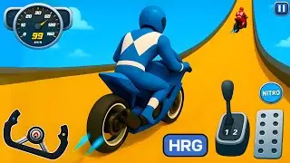 Crazy Bike Mega Ramp Impossible Racing - Impossible Bike Stunts Tracks - Android Gameplay #26