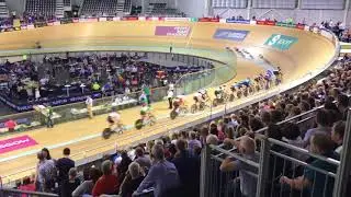 Revolution Cycling Series Glasgow December 2017 Future Stars Boys 20-lap Scratch race