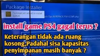 Install game files on PS4 no free space?