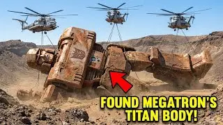 UNCOVERING MEGATRON'S LOST TITAN FORM EXCAVATION AND RESTORATION ASMR  ANCIENT CYBERTRONIAN SECRETS