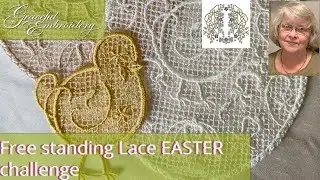Easter Free Standing lace challenge