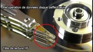 Récupération de données disque défectueux