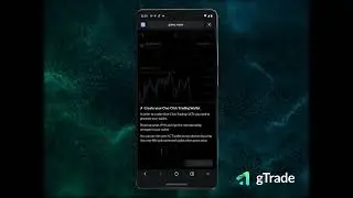 gTrade Mobile UI UX Tutorial