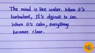 How to write good handwriting | Best handwriting for board exams