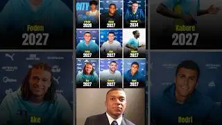 Man City Players&rsquo; Contract Expiry Dates 📅 (2025&ndash;2034)